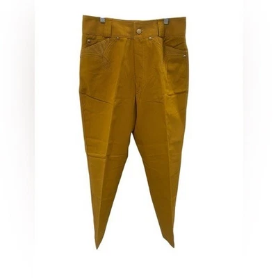 Pantalones de mezclilla dorados vintage para hombre GIANNI VERSACE. 5 Tachuelas Medusa Bolsillos Talla 48 31x41 Foto 1 de 4