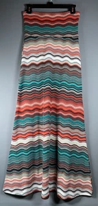 Full Tilt Womens Geometric Print Stretch A-Line Maxi Skirt Multicolor US Size S - Bild 1 von 11