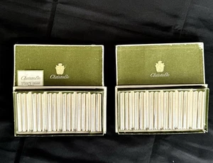 CHRISTOFLE: Set Of 12 Silver Plated “Ondulations” Knife Rests By Luc Lanel - Picture 1 of 14