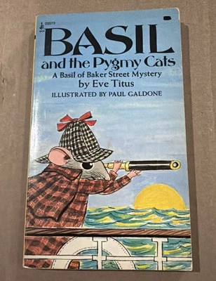 1973 Basil and the Pygmy Cats by Eve Titus Basil of Baker Street Mystery PB - Image 1 of 4