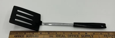 Vintage Ekco USA Black Nylon Spatula Metal Shaft 12.5” Turner Flipper - Image 1 of 4