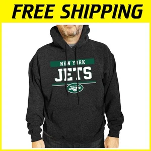 NFL New York Jets Charcoal Hoodie - Unisex Fit - Bild 1 von 9