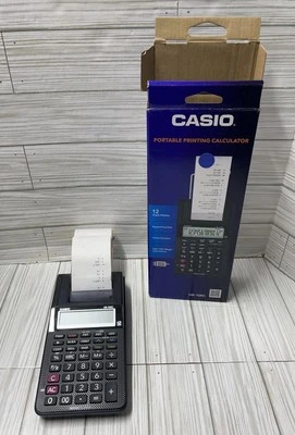 CASIO HR-10RC Portable Printing Calculator 12 Digits NO ADAPTER - Image 1 of 4