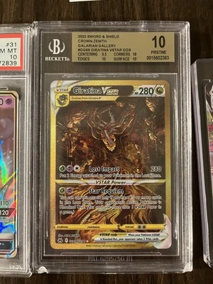 Giratina VSTAR GG69 BGS 10 Pristine Mint Crown Zenith Pokemon Card - Image 1 of 2