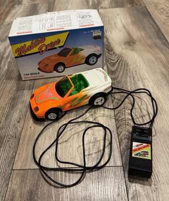 VTG! 70's Radio Shack Wire-Control Malibu Drive 1/24 Scale Car - VIDEO WORKING!! - Image 1 of 4