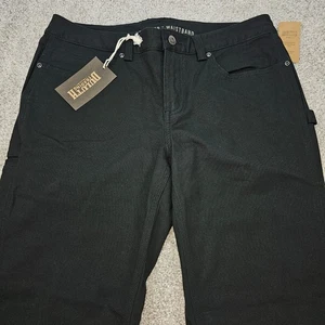 Duluth Trading Co Womens Curve Setter Black Work Pants Size 10x31 Carpenter NWT - Picture 1 of 7