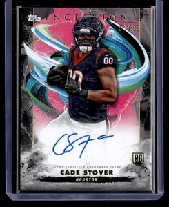2024 Topps Inception #RA-CS Cade Stover Rookie Autographs Magenta #/99 - Picture 1 of 2