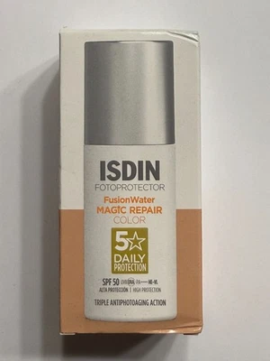 ISDIN Fotoprotector Water Magic Repair COLOR Sunscreen SPF50 50ml (1.69floz) NIB