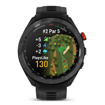 Garmin Approach S70 (Black) Premium GPS Golf Smartwatch - Image 1 of 4