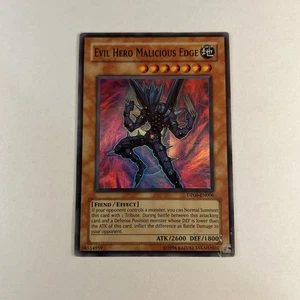 Yugioh! MP Evil Hero Malicious Edge - DP06-EN006 - Super Rare - 1st Edition Ligh - Picture 1 of 2