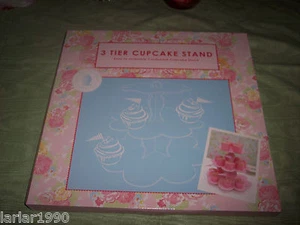 ROBERT GORDON~AUSTRALIA~SOPORTE PARA CUPCAKES DE 3 NIVELES~ROSA~NUEVO - Imagen 1 de 5