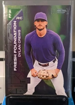 DYLAN CREWS 2023 SkyBox Metal Universe Champions RC #FF-31 Fresh Foundations 💎 - Image 1 of 2