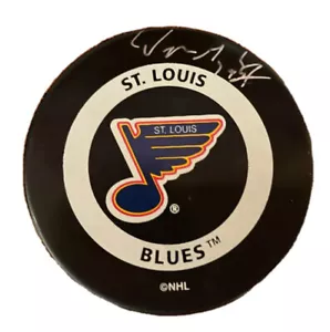 Wayne Gretzky Signed St Louis Blues Official Game Puck UDA Hologram Oilers L@@K - Picture 1 of 1
