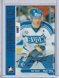 2006-07 ITG International Ice Autographs #AJK3 Jari Kurri - FINLAND - SET BREAK