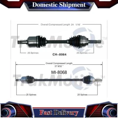 Соединение переднего привода оси CV TrakMotive для Mitsubishi Expo 1992 1993 - Изображение 1 из 3
