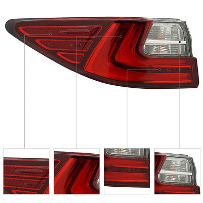 Tail Light Assembly Left Driver Side For 16-18 Lexus ES300h ES350 LED Taillight - Image 1 of 4