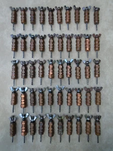 Lot Of 50 Wing Nut Draw Fasteners 1/8" Cleko Wedgelock Kwik-Loc - Picture 1 of 10