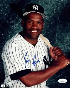 Tim Raines New York Yankees Signed Autographed Photo JSA COA 8x10 - Picture 1 of 2