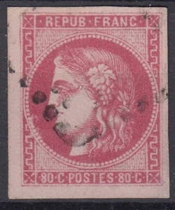 TIMBRE FRANCE BORDEAUX N° 49 OBLITERATION LEGERE - MARGE REPAREE - COTE 350 € - Picture 1 of 2