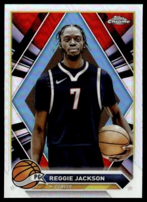 2023-24 Topps Chrome Refractor Reggie Jackson #168 R6220J - Image 1 of 2