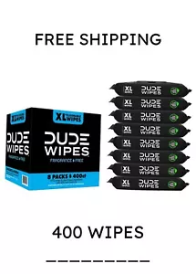 DUDE Wipes, Flushable Wipes, Extra Large and Fragrance-Free Wipes (400 ct.) - Picture 1 of 9