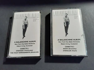 A Balanchine Album N.Y.C. Ballet Orchestra Cassette 2 Tapes - Picture 1 of 3