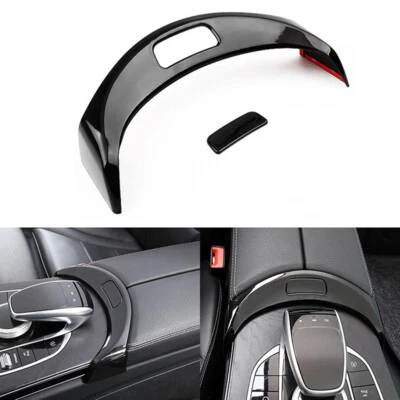For Mercedes Benz C180 C200 C250 2015-2020 Armrest Storage Box Button Trim Foto 1 de 4