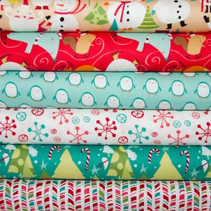 Serie Winterwunderland Weihnachtsstoff Stoffe Patchwork - Bild 1 von 14