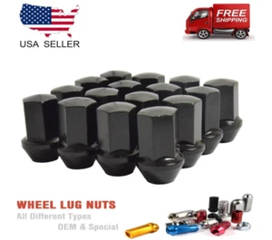 24Pc Black M14x1.5 OEM Factory Style Lug Nut Fit Chevy Silverado1500 Tahoe&More - Picture 1 of 5