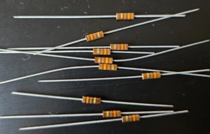 10pcs 130 ohm 1/4W 5% Metal Film Precision Axial Resistors ~ NEW ~ - Picture 1 of 1