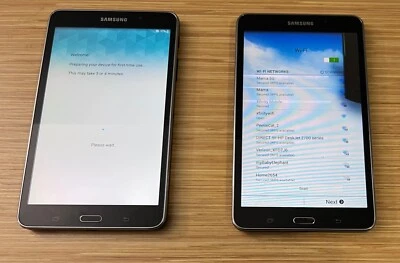 2 Defective SAMSUNG Galaxy Tab 4 SM-T237P + T230NU - Image 1 of 4
