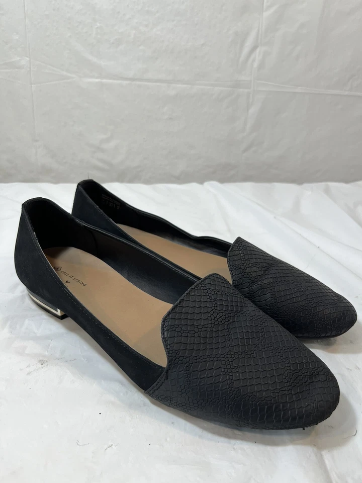 Call It Spring Womens Size 10 Dweidia Casual Fabric Loafers Flats Shoes Black - Image 1 of 4