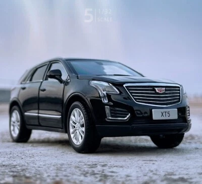1/32 Scale JKM Cadillac XT5 SUV Diecast Car Model Kids Toy Gift White/Black NIB - Image 1 of 4