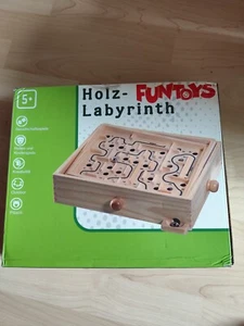 Geschicklichkeitsspiel Balancespiel Holzlabyrinth - Bild 1 von 1