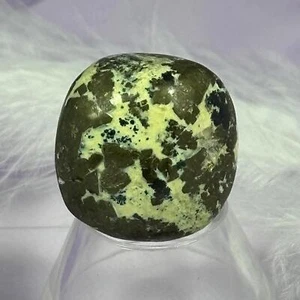 Serpentine with Pyrite tumble stone 24g SN47403 - Foto 1 di 4