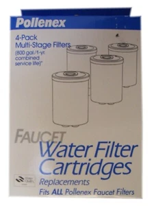 Pollenex FWP101, (4-pack) Multistage Faucet Water Filter cartridges - Picture 1 of 1