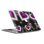 Skin Decal Wrap for MacBook Air Retina 13 Inch - Glowing Hearts Pink White