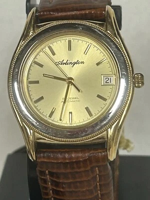 RELOJ AUTOMÁTICO PARA HOMBRE VINTAGE 25 JOYAS HECHO EN SUIZA Arlington Foto 1 de 4