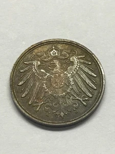 1911-J Germany 1 Pfennig VF #12005 - Picture 1 of 2