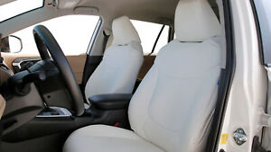 Coverking White Leatherette Custom Seat Covers for Jeep Renegade - Made to Order