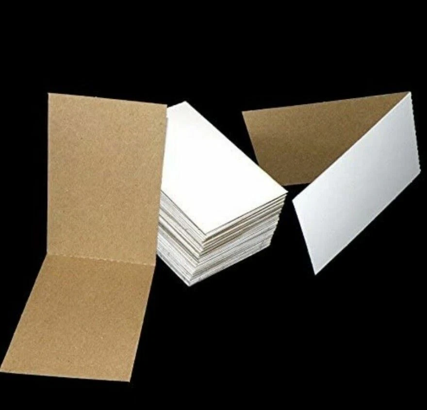 50 Flat Cardboard Vending Sleeves 4 Sports Cards,Pokemon Cards,Stickers [3x4.5] - Image 1 of 1