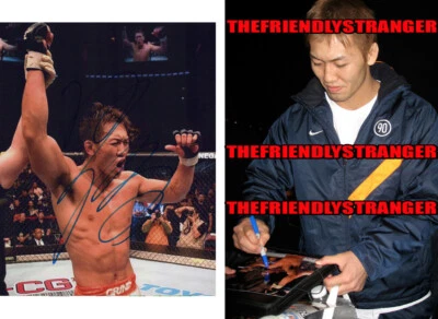 Foto firmada por Yushin Okami "UFC 92" 8x10 f PRUEBA autografiada MMA Fighter certificado de autenticidad Foto 1 de 4