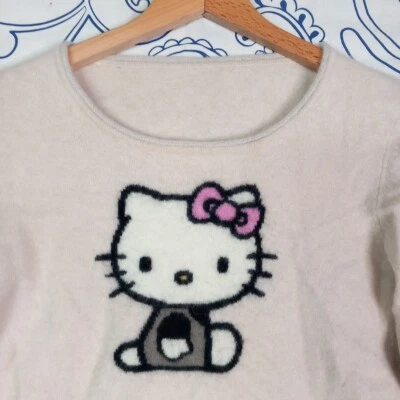 HELLO KITTY 100%CACHEMERE BABY MAGLIONE SANRIO 2007 Kids 7/8 by VICTORIA COUTURE - Imagen 1 de 4