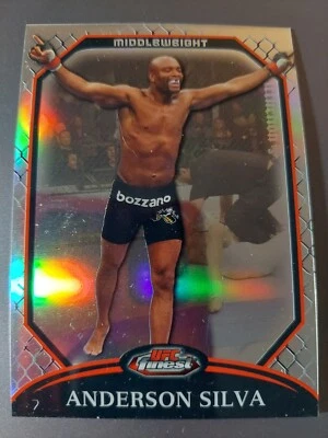 Anderson Silva #45 2011 Topps UFC Finest Refractor #277/888 - Image 1 of 2