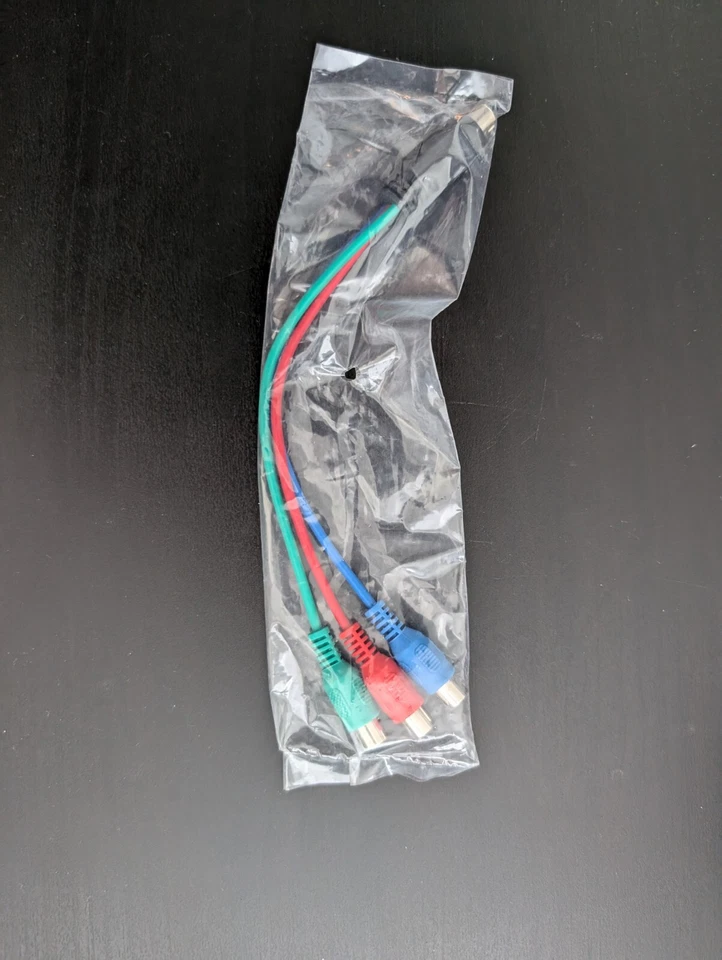 S-Video 7 Pin to 3 RCA Female RGB Component Cable Adapter - NOS GPU Accessory - Image 1 of 1