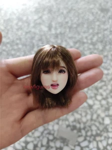 Custom 1:6 Climax Girl Head Model For 12inch Female HOTSTUFF Phicen Figure Body - Picture 1 of 12
