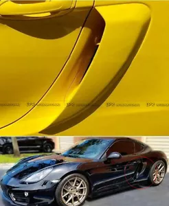 Side Air Intake Duct Vents Panel FRP For Porsche 981 Cayman Racing Kits 2Pcs - Picture 1 of 11