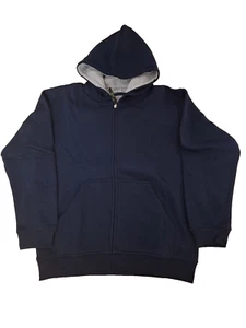 Restbestände Kapuzenjacke Sweatjacke Blau Größen L, M - Bild 1 von 2
