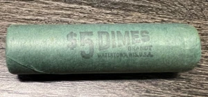 Rollo de banco original Roosevelt Dime 1967 - Provident National Bank - Imagen 1 de 3