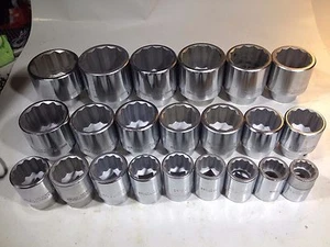 22PC Blackhawk 3/4 drive 7/8" to 2-3/8" - Foto 1 di 1
